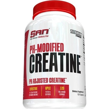 SAN Nutrition PH-Modified Creatine, 120 Capsules