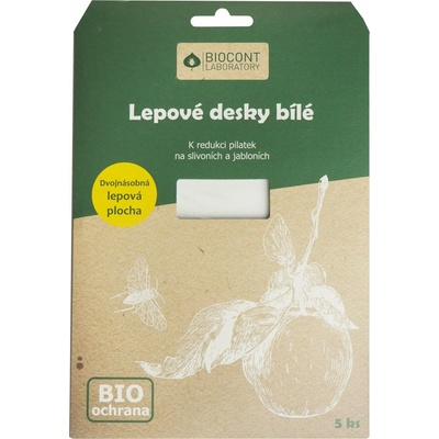 Biocont Dosky biele slivky a jablone 5 ks