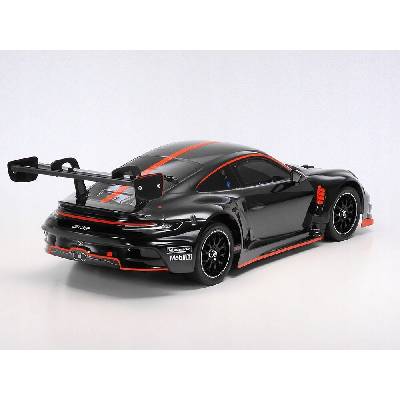 Tamiya TT-02 Porsche 911 GT3 R čierna RC model auta elektrický cestný model 4WD 4x4 BS 1:10