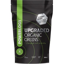 Powerlogy Upgraded Organic Greens prášek na přípravu nápoje s detoxikačním účinkem 300 g