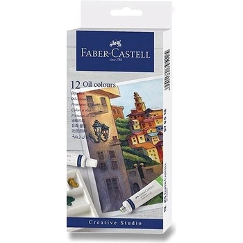Faber-Castell Olejové farby 12 farieb, tuba 20 ml
