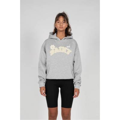 Mister Tee Овърсайз тениска Ladies Saint x Heavy Oversized Hoody grey XSUB-MJG11714-00111 - Черен, размер