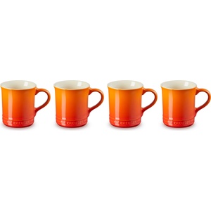 Le Creuset Чаши, 400 мл, огнено оранжево, 4 бр (79207400900000)