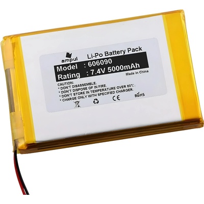Li-Pol batéria 5000mAh, 7.4V, 606090