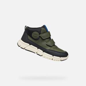 Geox Хаки детски боти Geox Flexyper Geox | Zelen | Момчешки | 32 - zoot - 131,31 лв
