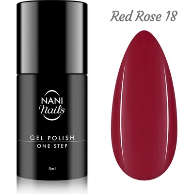 NANI Gel lak One Step Lux Red Rose 5 ml
