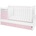 Lorelli Трансформиращо се детско легло Lorelli - Trend Plus, бяло и Orchid Pink (10150590038P)