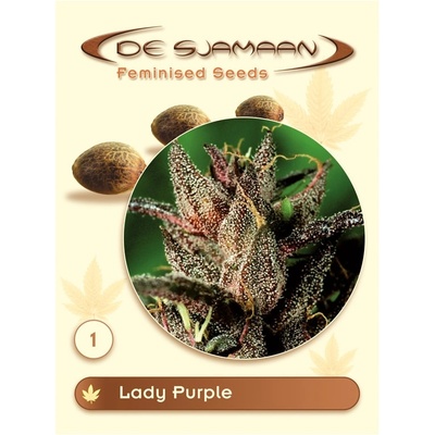 De Sjamaan Seeds Lady Purple semena neobsahují THC 3 ks