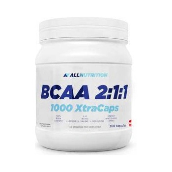 ALLNUTRITION Аминокиселини BCAA 2: 1: 1 1000 XtraCaps Allnutririon, 360 Caps. , 6123
