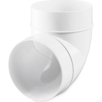 VENTS koleno plastové kruhové 90° 125 mm