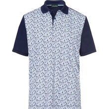 Golfino Printed Jersey Jacquard Polo 50 Panske 50 Seven Seas