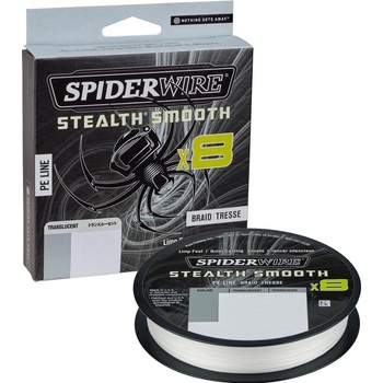Spiderwire Šnúra Stealth Smooth 8 Priehľadná 150m 0,09mm 7,5kg