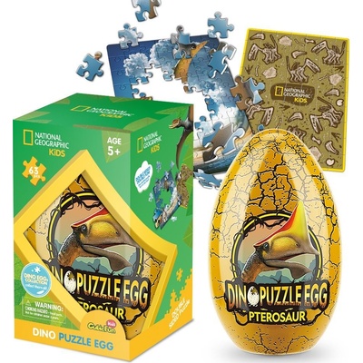 CUBICFUN Oboustranné ve vejci National Geographic Pterosaur 63 dielov