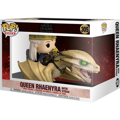 Funko Pop! 305 Game of Thrones House of the Dragon Queen Rhaenyra with Syrax – Zboží Mobilmania