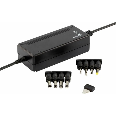HyCell 1201-0010 zásuvkový napájecí adaptér, nastavitelný, 5 V/DC, 6 V/DC, 7.5 V/DC, 9 V/DC, 12 V/DC, 13.5 V/DC, 15 V/DC