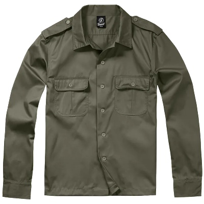 Brandit US риза с дълъг ръкав, маслиненозелена (4102.1)