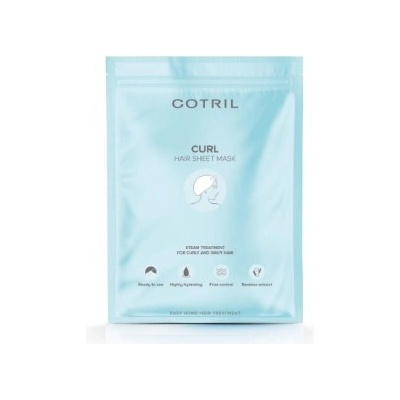 Cotril Curl Maska čepička jednorázová výživa a hydratace pro vlnité vlasy 35 g