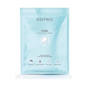 Cotril Curl Maska čepička jednorázová výživa a hydratace pro vlnité vlasy 35 g