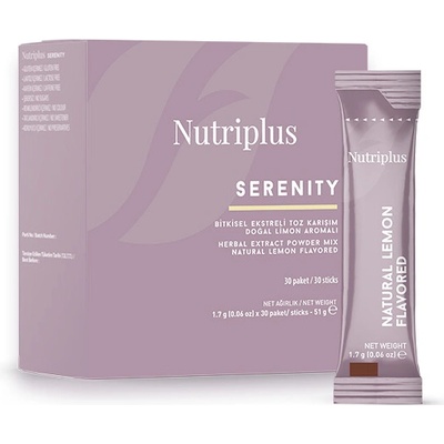 Farmasi Nutriplus Serenity Bylinný čaj v citrónovom prášku 30 x 1,7 g