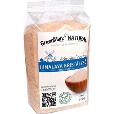 GreenMark Natural Himalájska soľ ružová jemná 500g