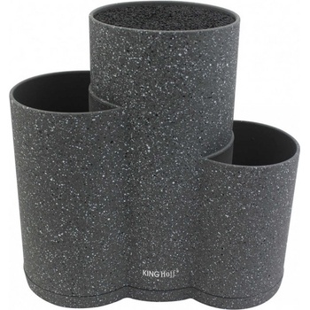 Image 1 of Kinghoff Поставка за ножове и аксесоари Kinghoff KH 1568, Мраморно покритие, 23 х 10 х 22.2 cm, Сив (9999KH1568)