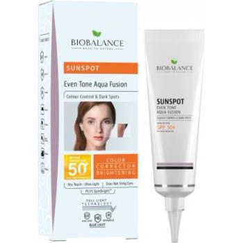 Biobalance aqua fusion СЛЪНЦЕЗАЩ. КРЕМ МАТИРАЩ, ЗА КОЖА С ПИГМЕНТНИ ПЕТНА С spf 50