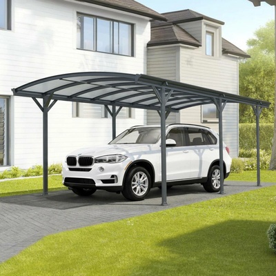 BestBerg BBCP-CP8 17,3 m² 576 x 300 x 219 cm antracitová/sivá