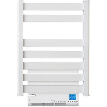 Image 1 of Tedan Eлектрическа лира за баня Zinnia TURBO 500W + 1000W с вграден вентилатор, цвят бял (ZINNIA500TURBO)