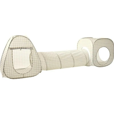 3 Sprouts Stan a tunel 3 v 1 Recycled Gingham Beige