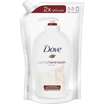 Dove Fine Silk Liquid Soap Refill Сапуни 500ml