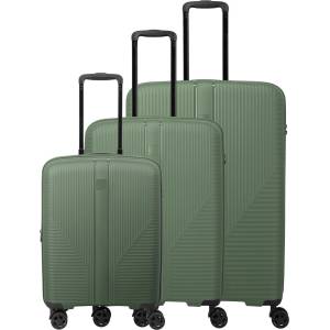 Travelite Комплект пътни куфари Travelite Air Stripe S exp, M exp, L Green Travelite | Zelen | МЪЖЕ | UNI