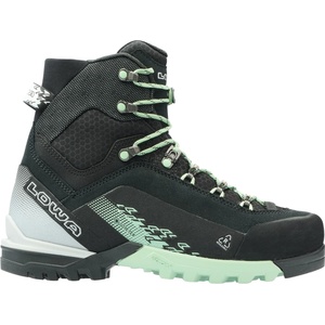 Lowa Дамски алпийски обувки Lowa Women's Cervino GTX Mid Mountaineering boots - Black / Smoke Green - размер 41 (EU) (120-0184-0117)