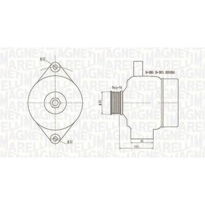 generátor MAGNETI MARELLI 063731952010