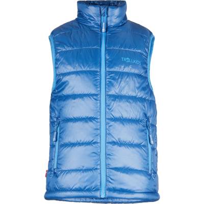 TROLLKIDS Детски синтетичен елек Trollkids Kids Trondheim Vest Synthetic vest - Midnight Blue / Cerulean - размер 110 (EU) (703-2400-0314)