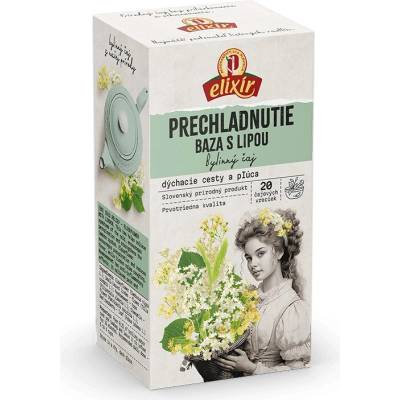 Agrokarpaty Prechladnutie BAZA S LIPOU bylinný čaj 20 x 2 g