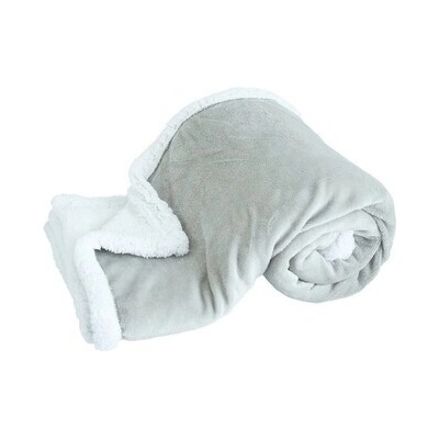 Arome Home Deka s beránkem jednobarevná Světle šedá 150x200