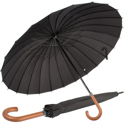 Verk 25001 deštník vládní velký elegantní odolný černý