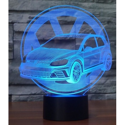 Beling Detská lampa , VW golf, 7 farebná S513