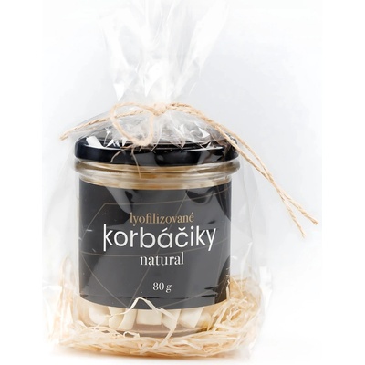 Lyopotraviny Lyofilizované korbáčiky natural Dárkové balení 80 g