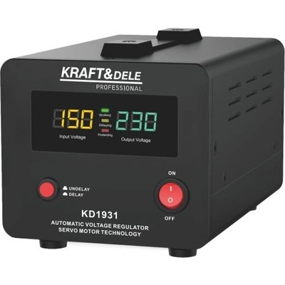 Stabilizátor napětí, AVR, 1000VA, 230V, Kraft & Dele | KD1931 – Sleviste.cz