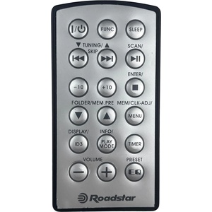 GENERAL ROADSTAR CLR-2950DAB+ - съвместимо дистанционно управление на марката General (CLR-2950DAB+) Дистанционно