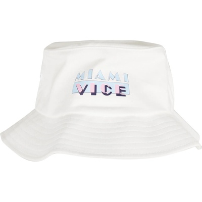 MERCHCODE Шапка идиотка в бял цвят Merchcode Miami Vice Logo UB-MC746-00220 - Бял, размер one size