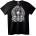 NOONEBRAND Тениска Ацтекска Кралица с Рози - S, Black