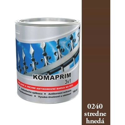 HAMMERITE Komaprim 3v1 0240 stredne hnedá 4l