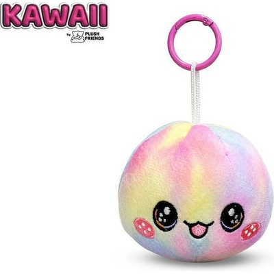 Prívesok na kľúče Plush Friends Kawaii Bao knedlička plyšová/ 8cm dúhový 10m+