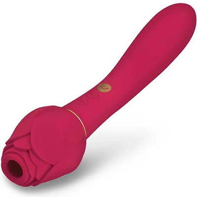 Secret Kisses Rosegasm Twosome Suction Vibe Red