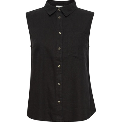 ICHI Блуза 'Lino' черно, размер 40