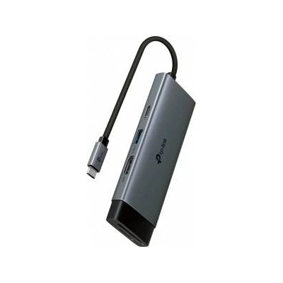 TP-Link UH7021C USB-C hub 7v1 (3x USB3.2Gen1, 1xUSB-C3.2Gen1, 1xHDMI, 1xSD, 1xmicroSD, PD 100W)