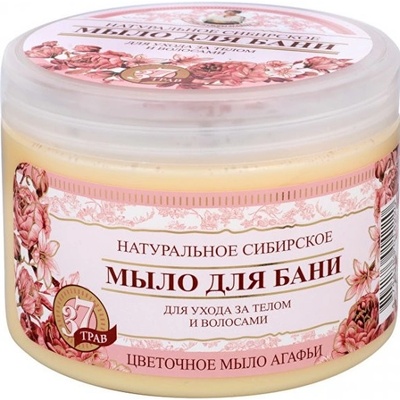 Babička Agafa prírodné kvetinové mydlo 500 ml