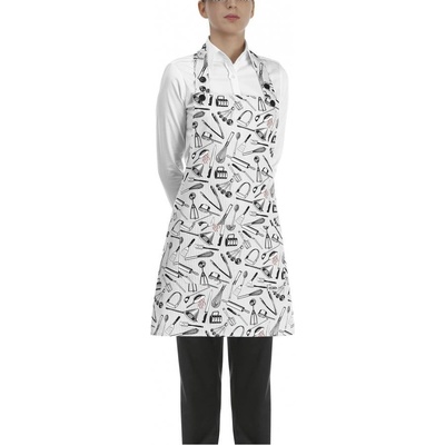 Egochef zástěra ke krku s kapsou dámská gastro nářadí E-6000101A